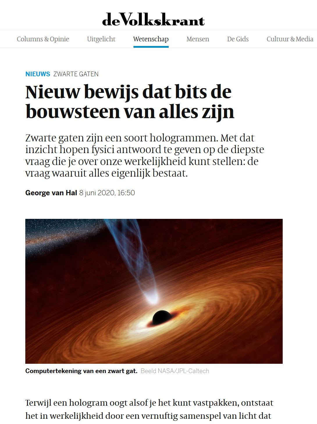 Toestanden Tellen The Quantum Universe